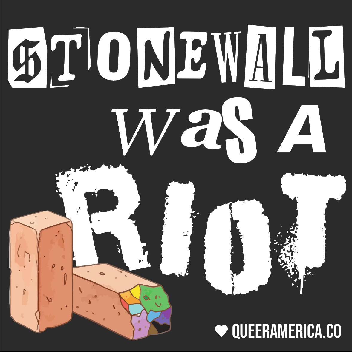 Stonewall was a Riot - Sticker (3")