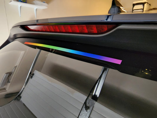 LGBTQ+ Rainbow Gradient Car Bumper Sticker (15")