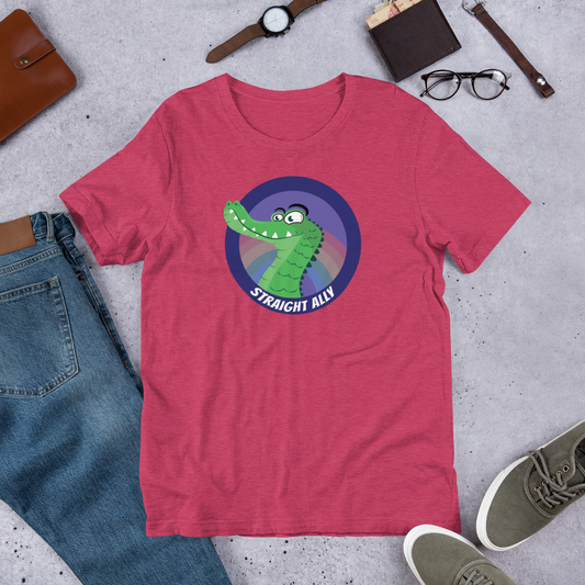 Straight Ally Alligator Shirt - Queer America Clothing