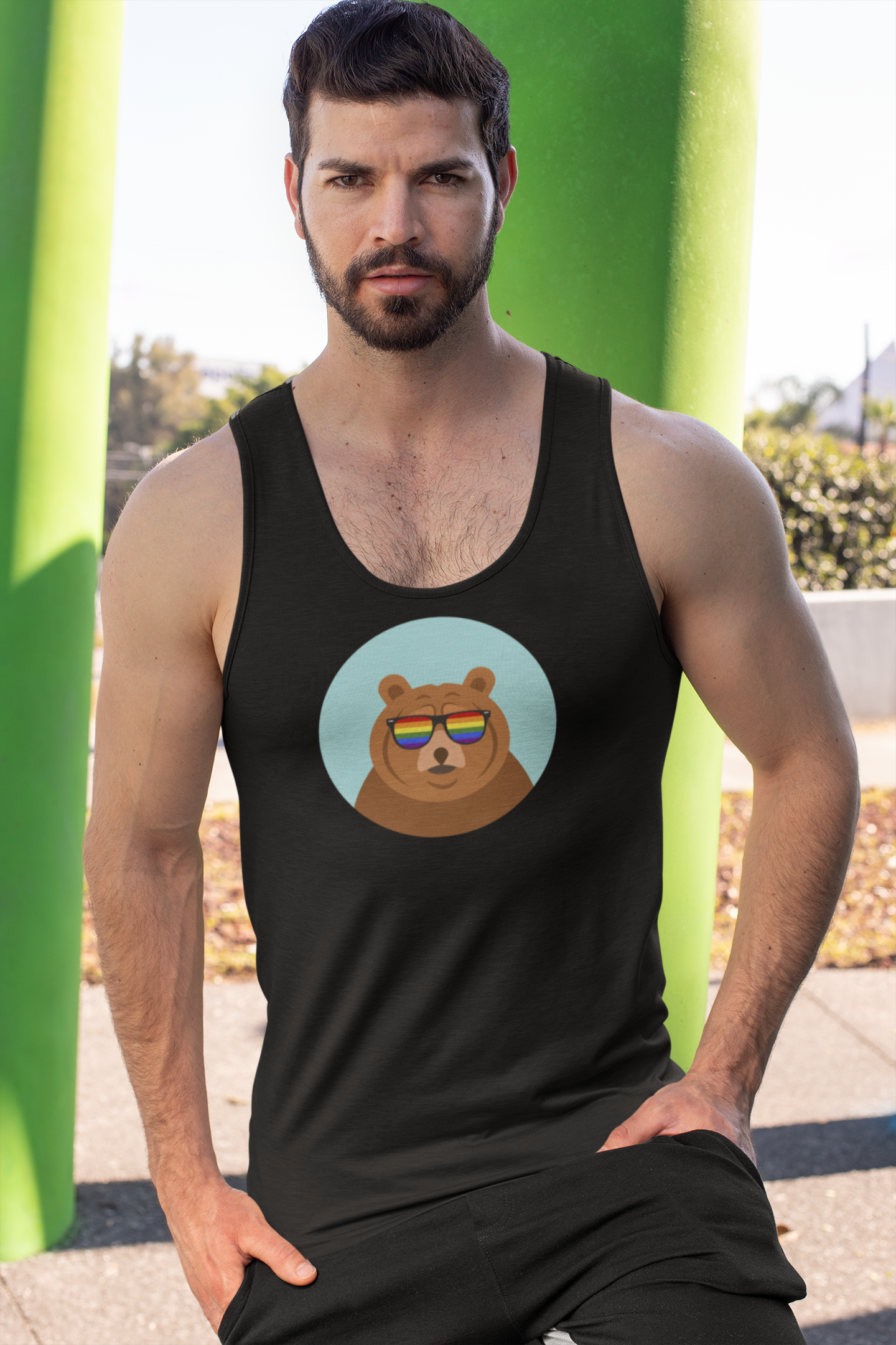 Bear Gay Pride Unisex Tank Top Queer America Clothing