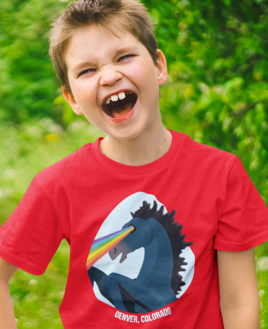 Denver Blucifer Pride Eyes - Youth Shirt