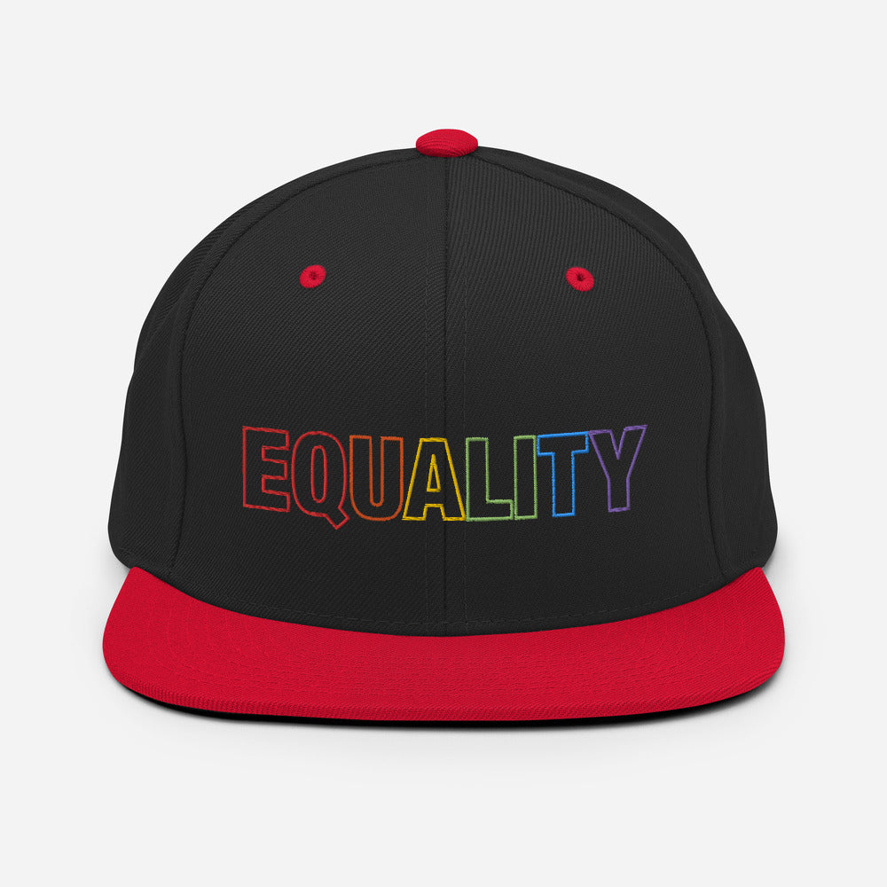 Equality - Snapback Hat (Embroidered)