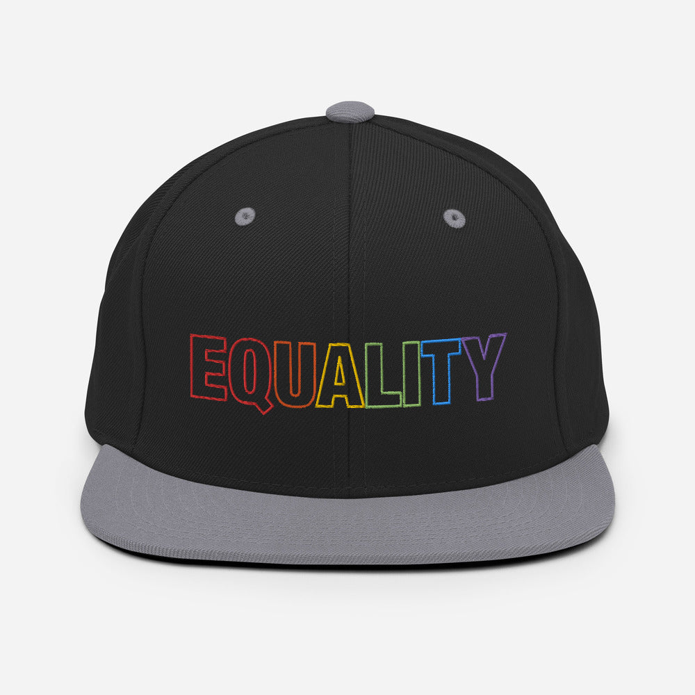 Equality - Snapback Hat (Embroidered)