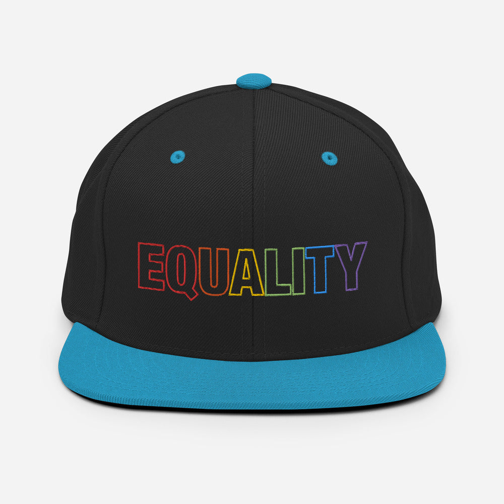 Equality - Snapback Hat (Embroidered)