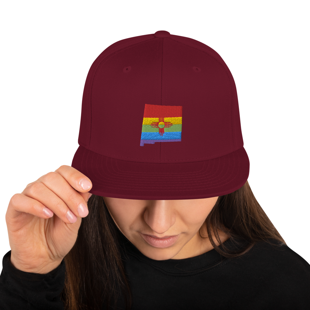 New Mexico Pride - Snapback Hat (Embroidered)