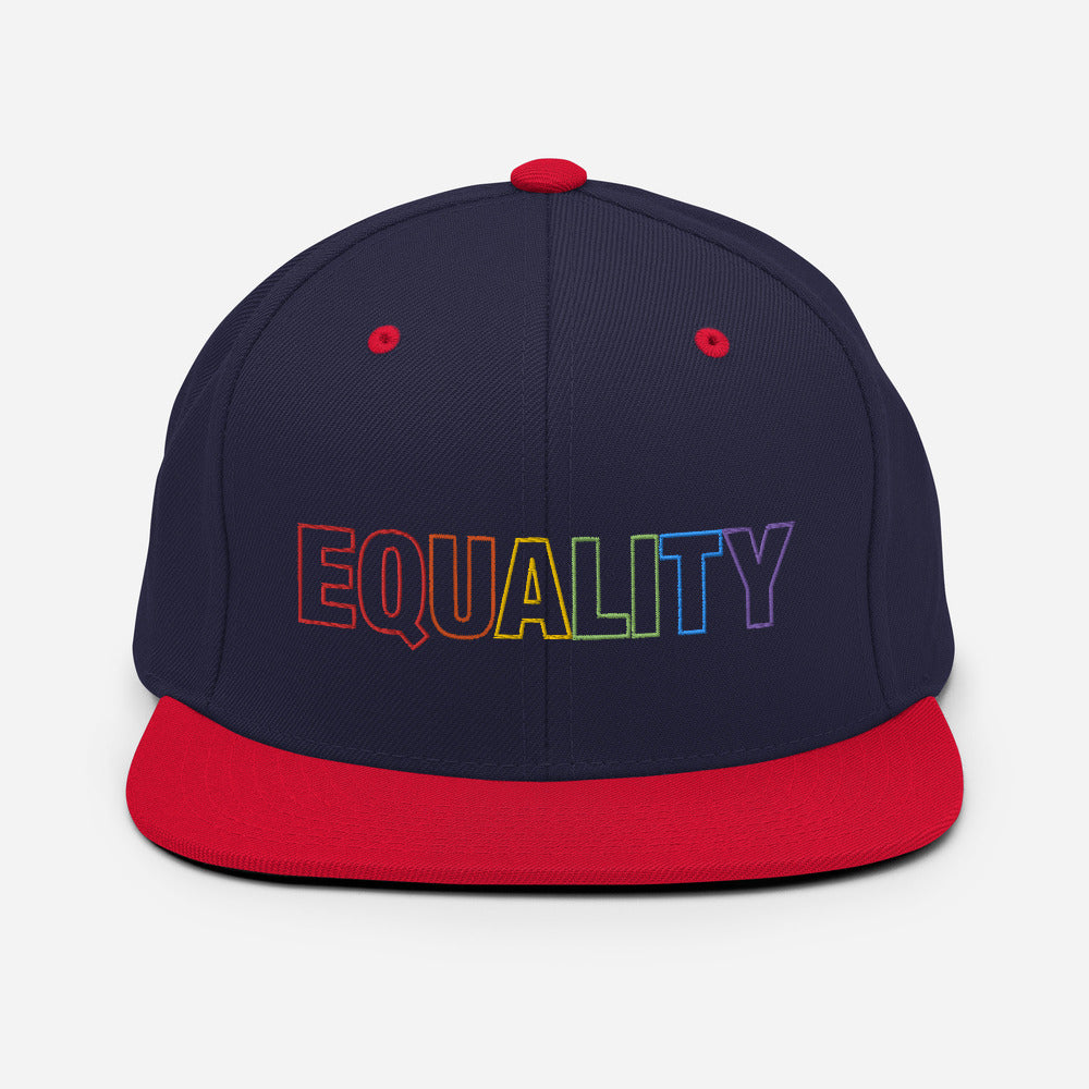 Equality - Snapback Hat (Embroidered)