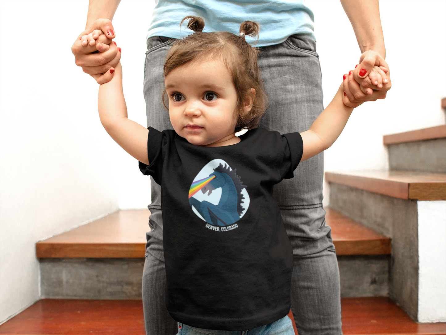 Denver Blucifer Pride Eyes - Baby Shirt