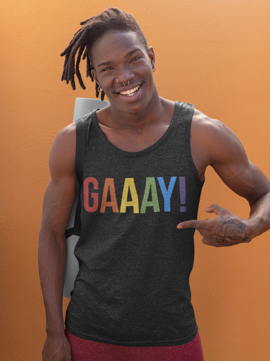 GAAAY! Pride - Unisex Tank Top