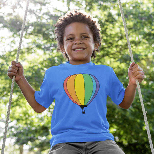 Hot Air Balloon Rainbow - Youth Shirt