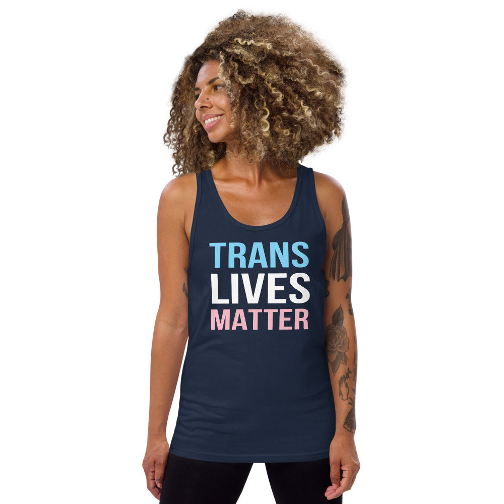 Trans Lives Matter - Unisex Tank Top