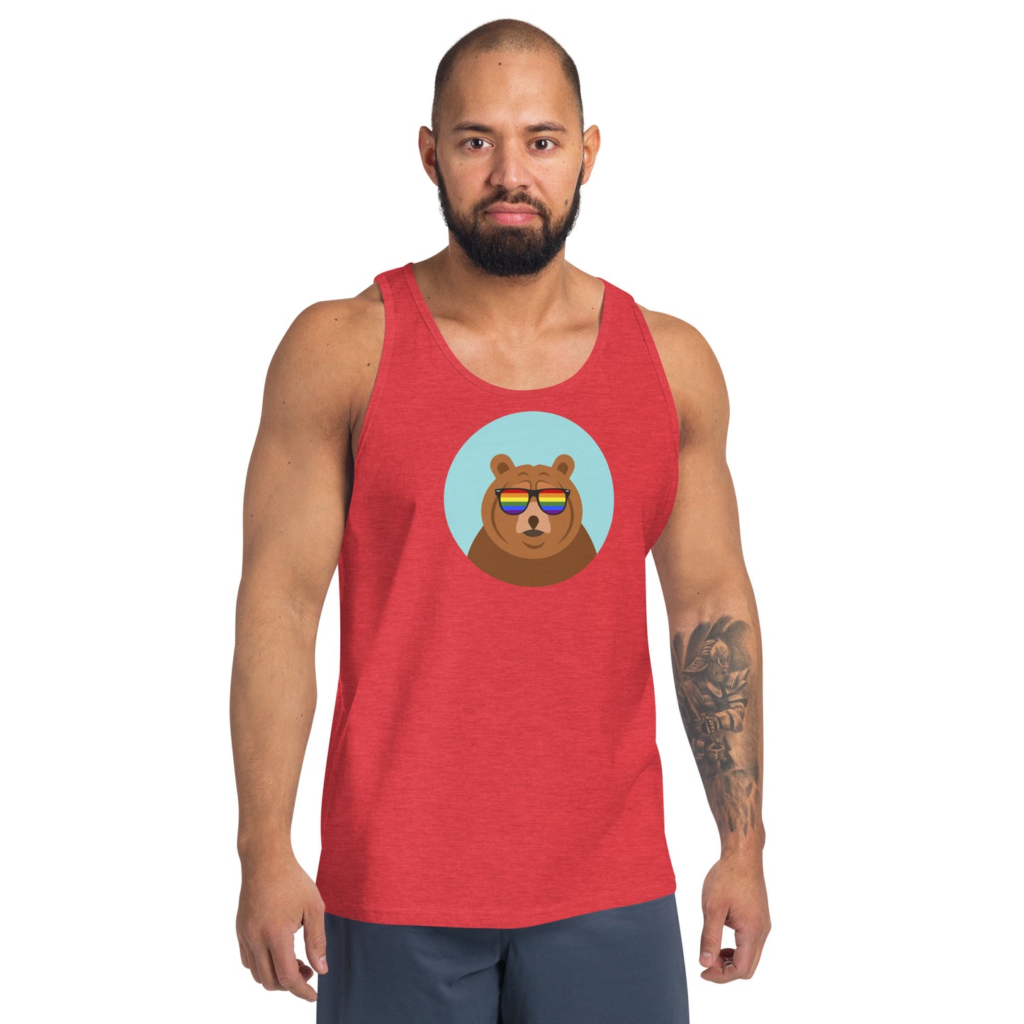 Bear Gay Pride - Unisex Tank Top