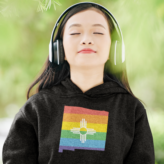 New Mexico State Rainbow - Unisex Hoodie