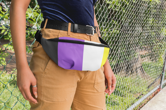 Non-Binary Pride Heart - Fanny Pack
