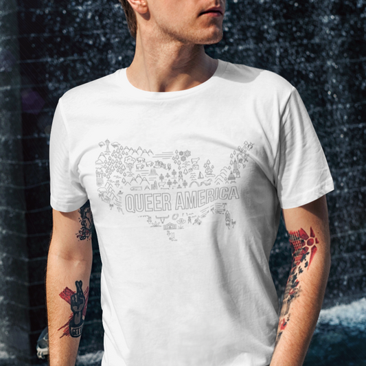 Queer America Map - Unisex Shirt