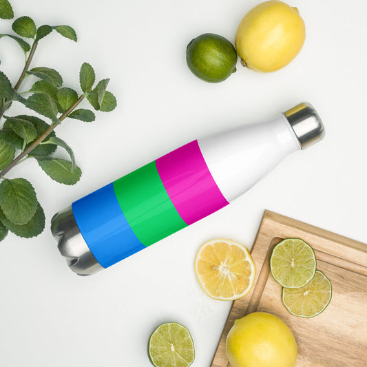 Polysexual Pride - Stainless Steel Water Bottle