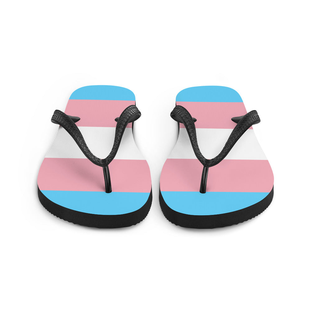 Tran Pride Flag - Flip-Flops