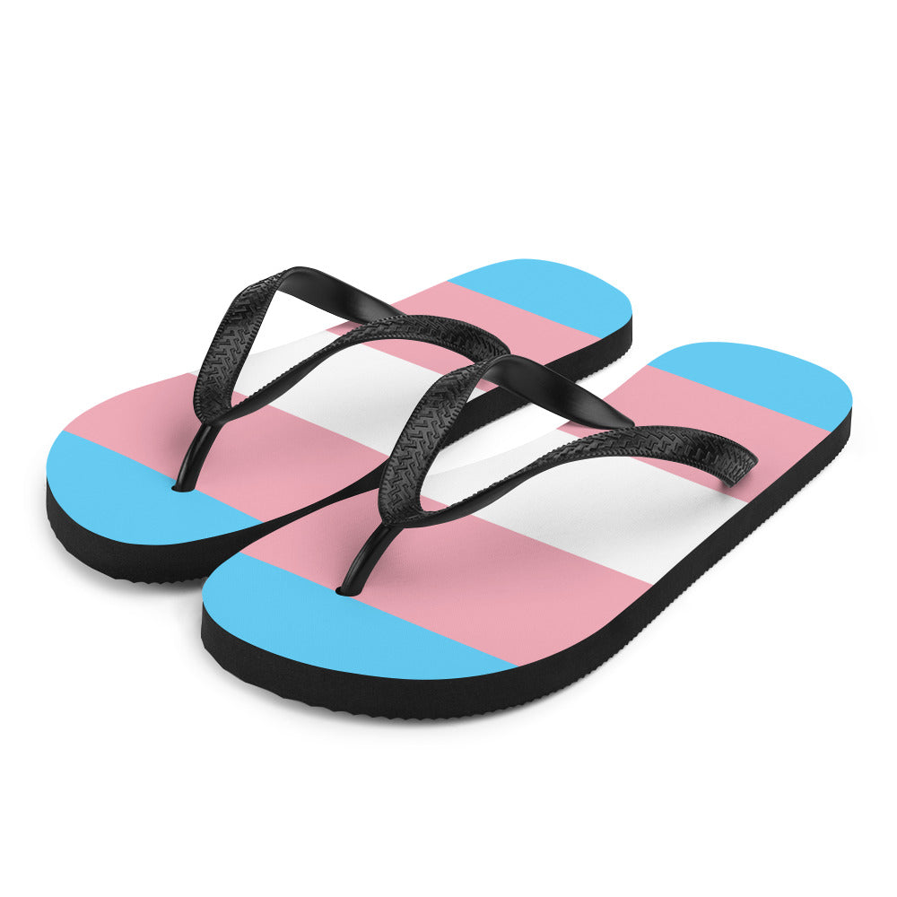 Tran Pride Flag - Flip-Flops