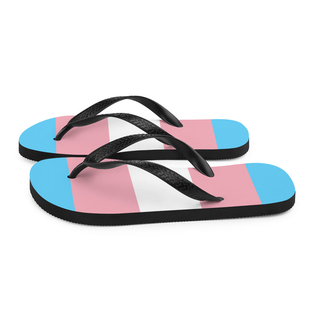 Tran Pride Flag - Flip-Flops