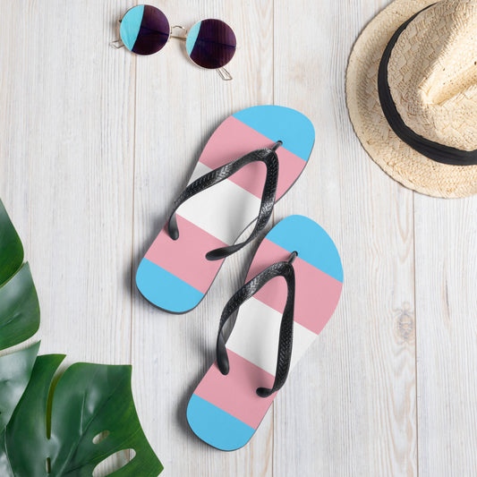 Tran Pride Flag - Flip-Flops