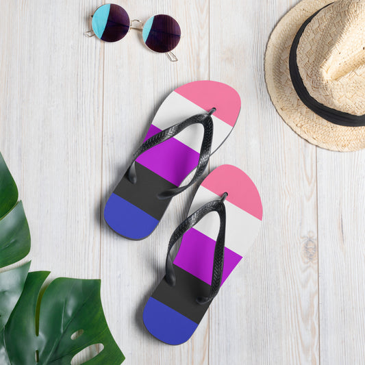 Gender Fluid Pride - Flip-Flops