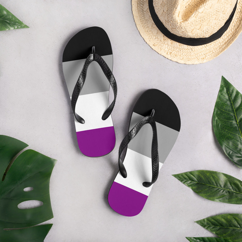 Asexual Pride Flip-Flops - Queer America Clothing