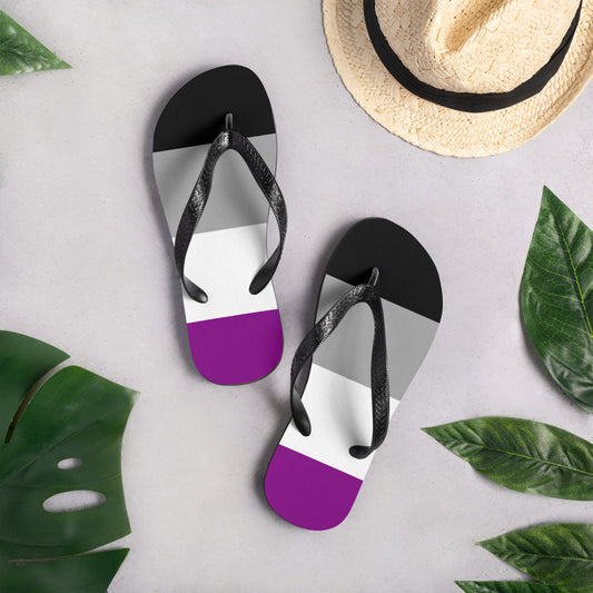 Asexual Pride Flip-Flops - Queer America Clothing