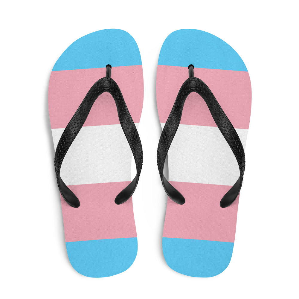 Tran Pride Flag - Flip-Flops
