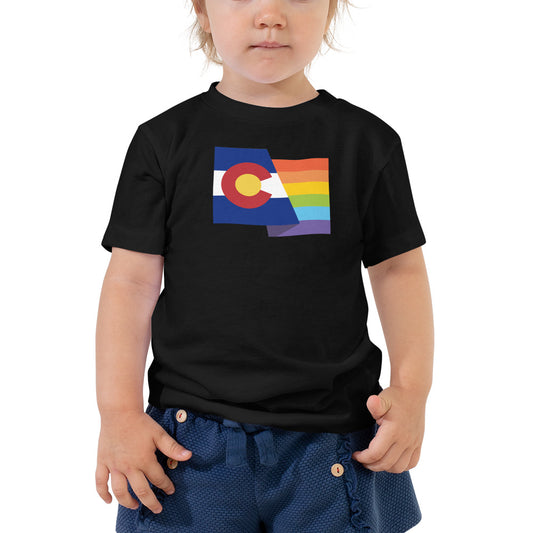 Colorado Pride - Toddler Shirt - Queer America Clothing