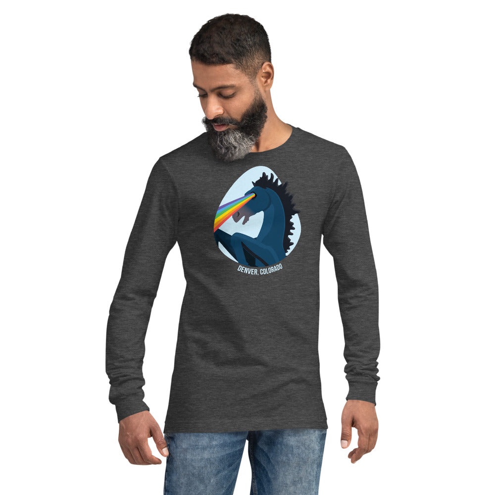 Denver Blucifer Pride Eyes - Unisex Long Sleeve