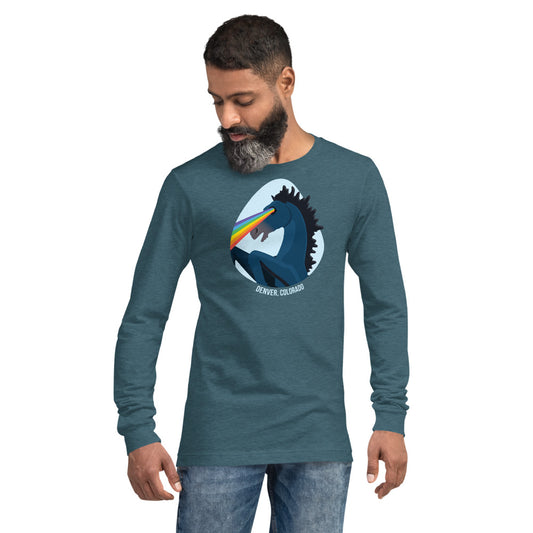 Denver Blucifer Pride Eyes - Unisex Long Sleeve