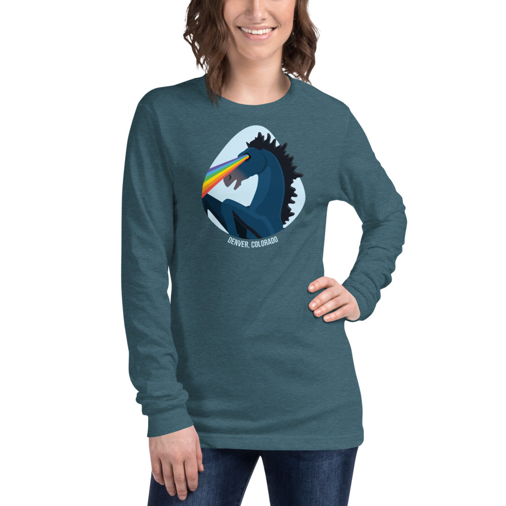 Denver Blucifer Pride Eyes - Unisex Long Sleeve