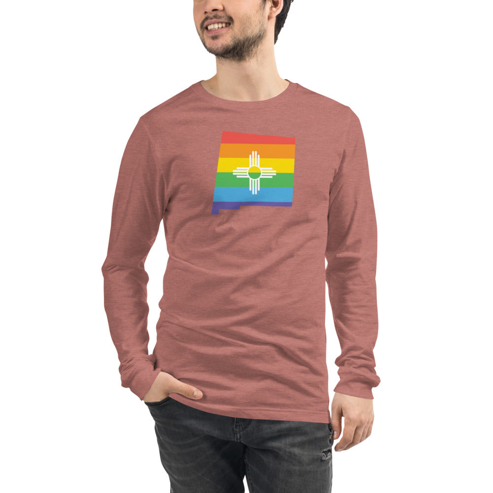 New Mexico State Rainbow - Unisex Long Sleeve