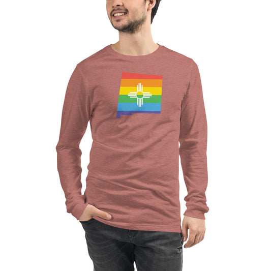 New Mexico State Rainbow - Unisex Long Sleeve