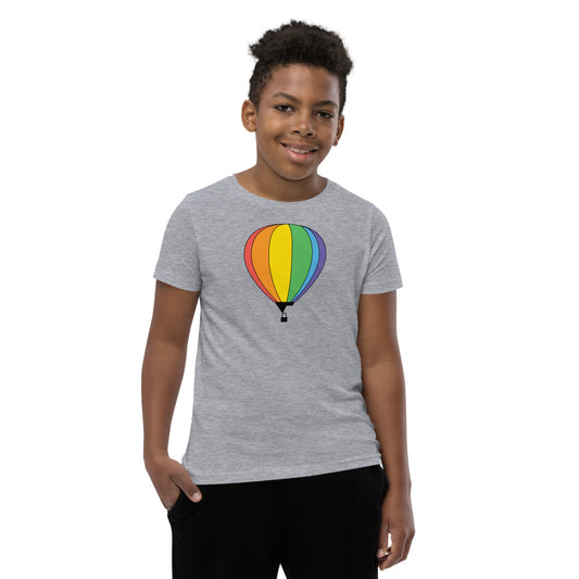 Hot Air Balloon Rainbow - Youth Shirt