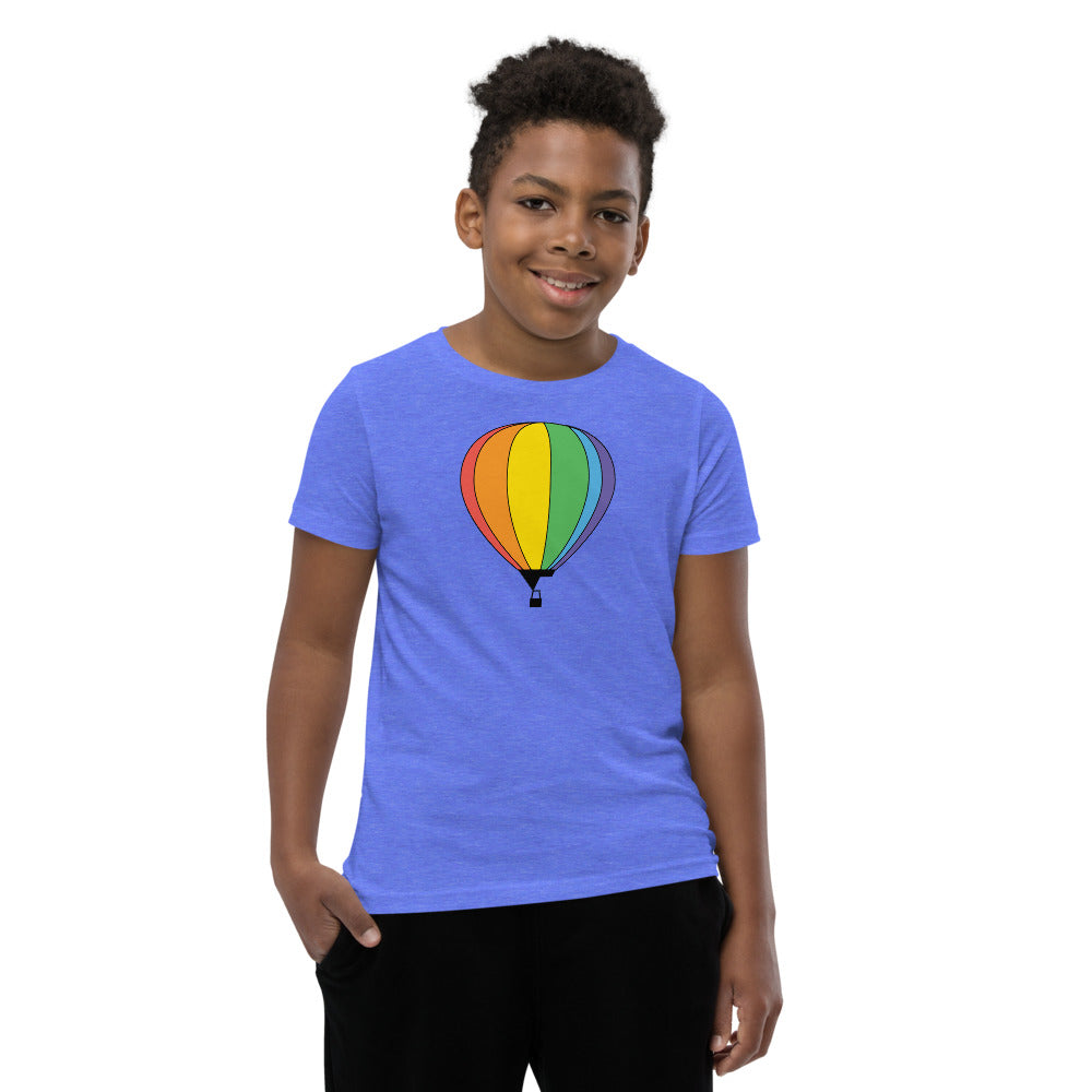 Hot Air Balloon Rainbow - Youth Shirt