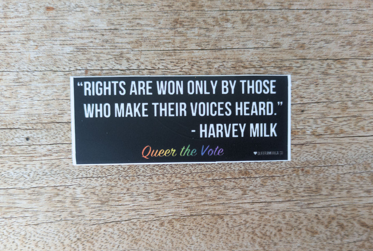 Queer The Vote - 6 Sticker Pack
