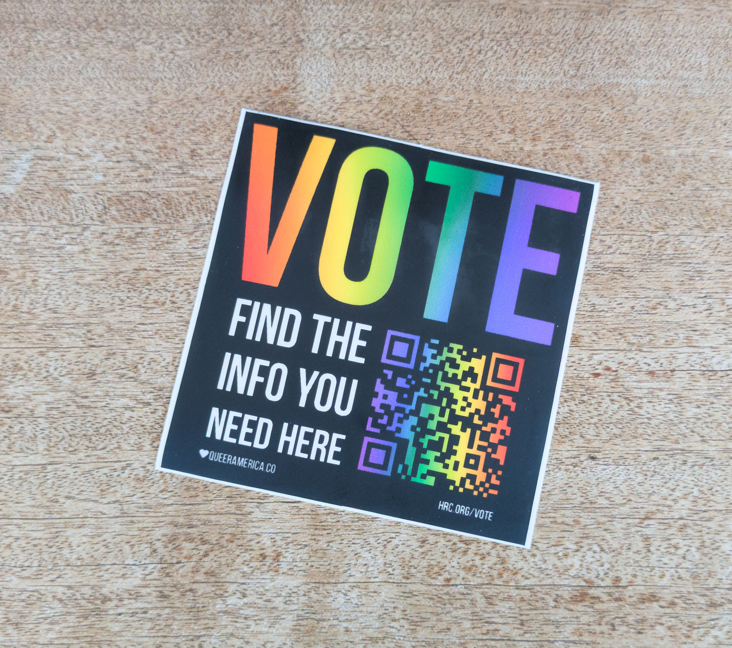 Queer The Vote - 6 Sticker Pack