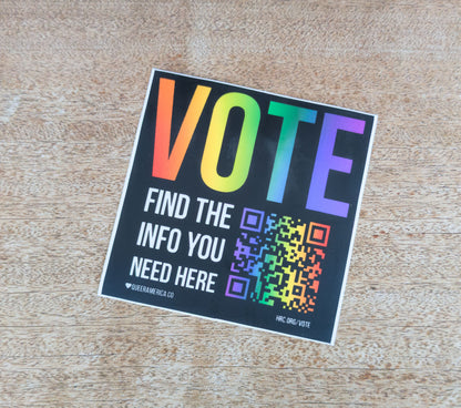 Queer The Vote - 6 Sticker Pack