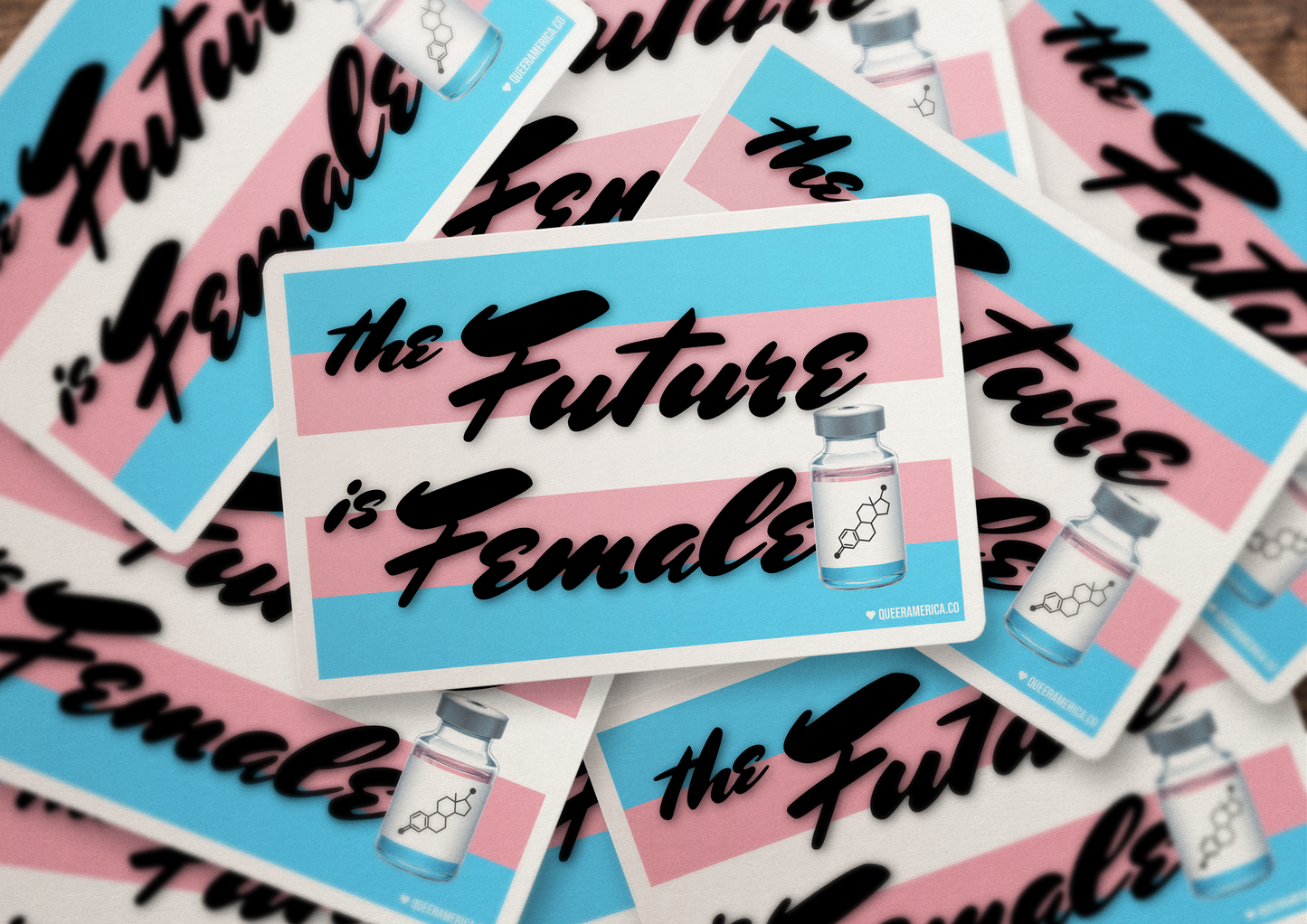 The Future is Female - Sticker (3")