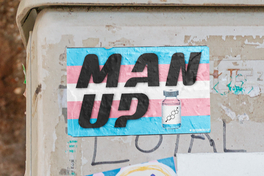 Man Up - Sticker (3")