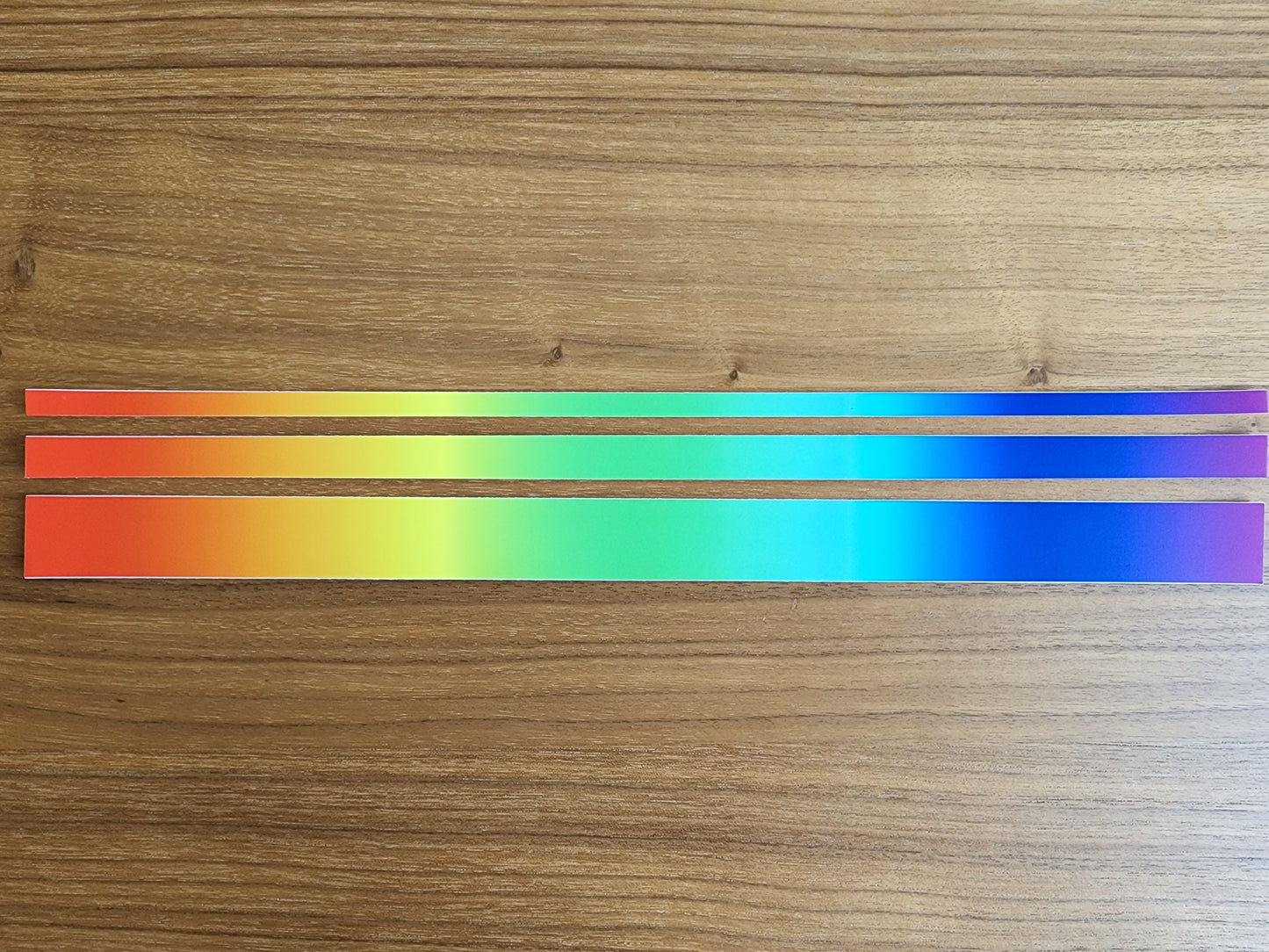 LGBTQ+ Rainbow Gradient Car Bumper Sticker (15")