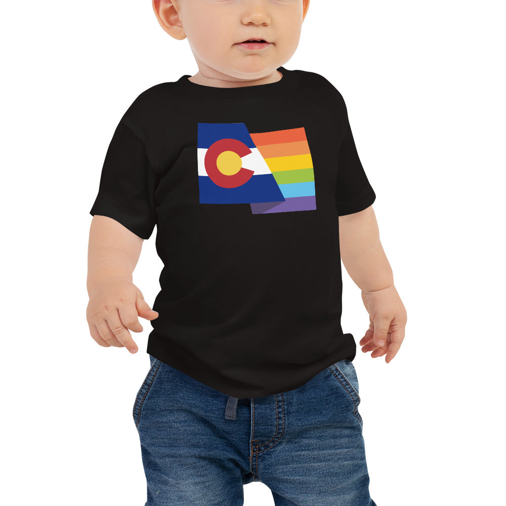 Colorado Pride - Baby Shirt - Queer America Clothing