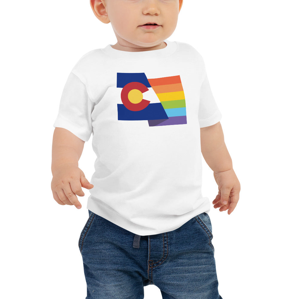 Colorado Pride - Baby Shirt - Queer America Clothing