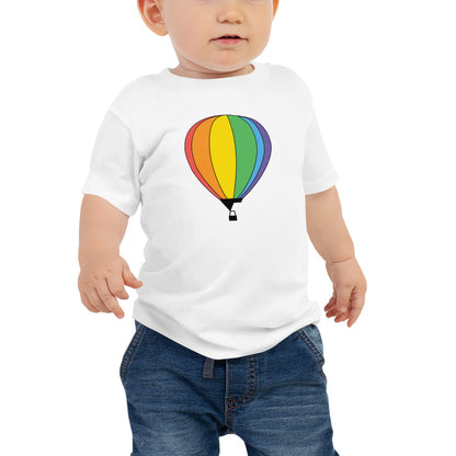 Hot Air Balloon Rainbow - Baby Shirt