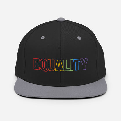 Equality - Snapback Hat (Embroidered)