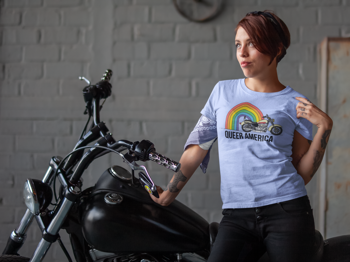 MotorQueers Motorcycle - Unisex Shirt