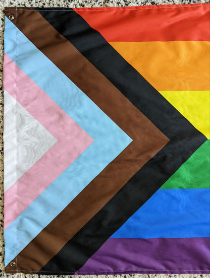 LGBTQ+ Progress Pride - Flag