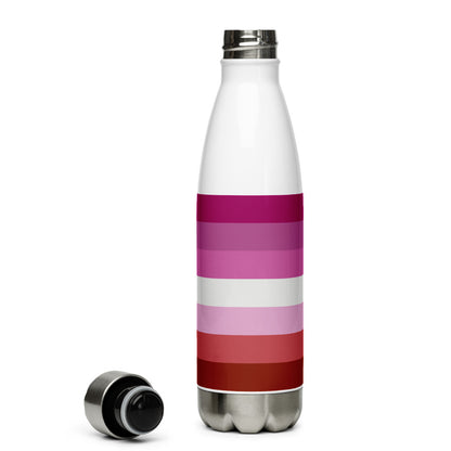 Lesbian Pride Stainless Steel Water Bottle - Queer America Clothing