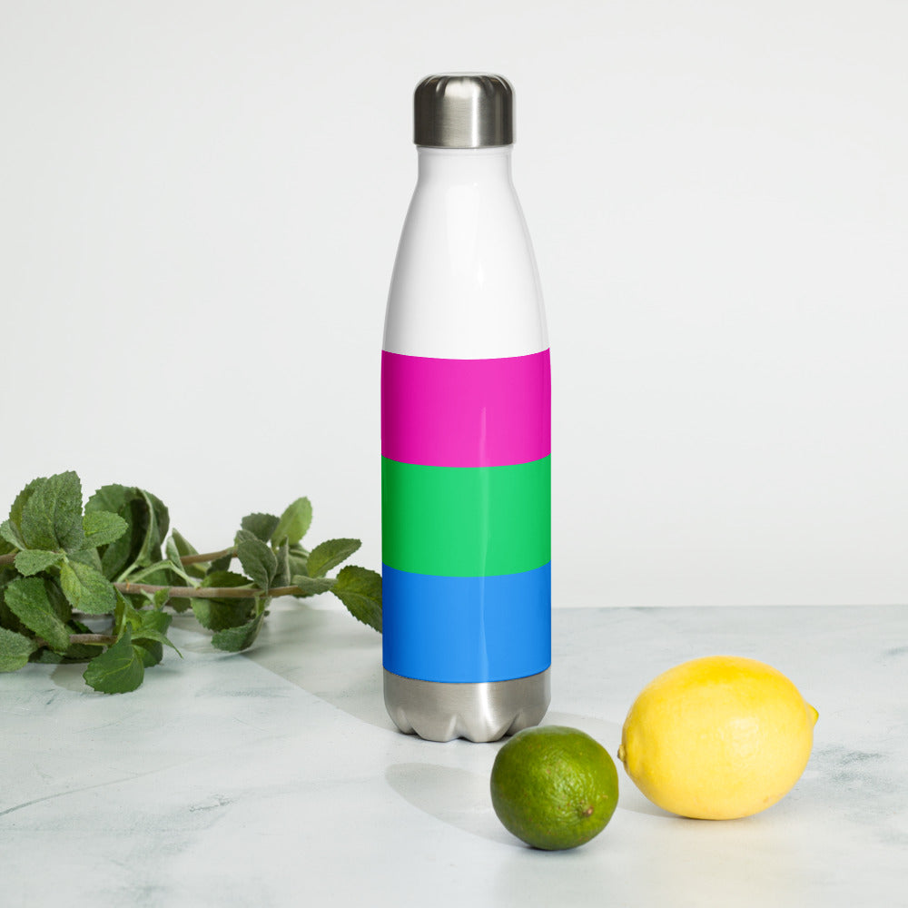 Polysexual Pride - Stainless Steel Water Bottle