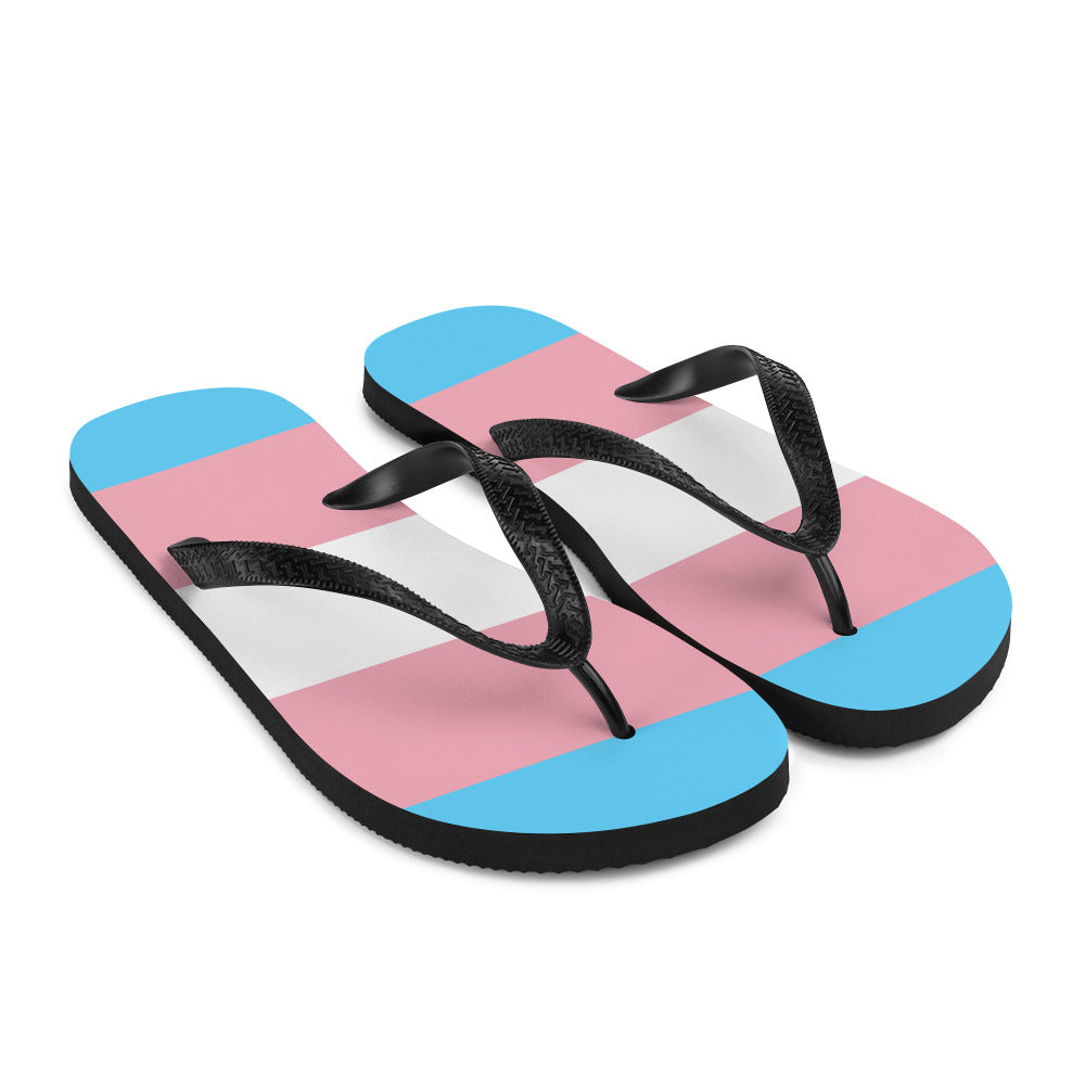Tran Pride Flag - Flip-Flops